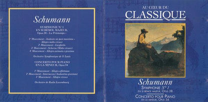Robert Schumann - Symphonie N°1 En Si Bémol Majeur, Opus 38 - Concerto Pour Piano En la Mineur, Opus 54 (CD, Comp) - 75music