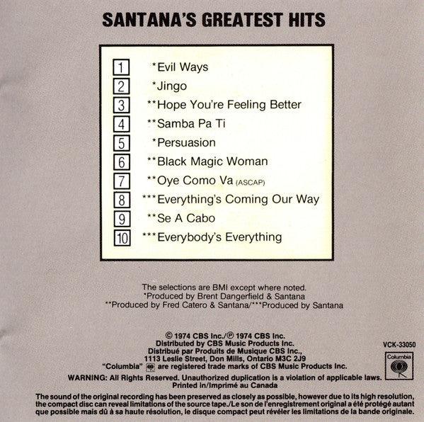 Santana - Santana's Greatest Hits (CD, Comp, Club, RE, RP) - 75music