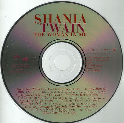 Shania Twain - The Woman In Me (CD, Album, Club) - 75music