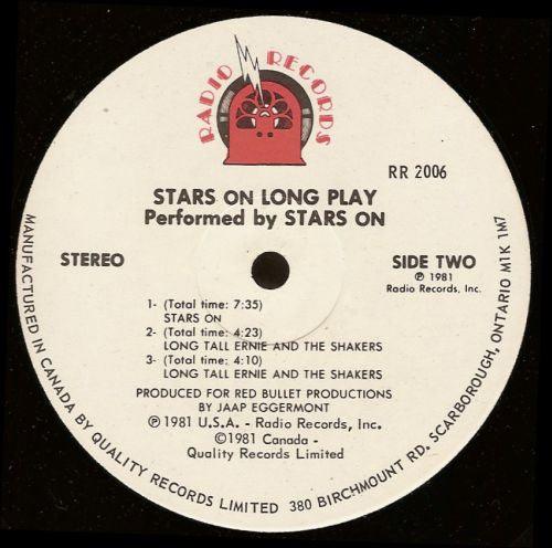 Stars On 45 / Long Tall Ernie And The Shakers - Stars On Long Play (LP, Album, Mixed, Red) - 75music