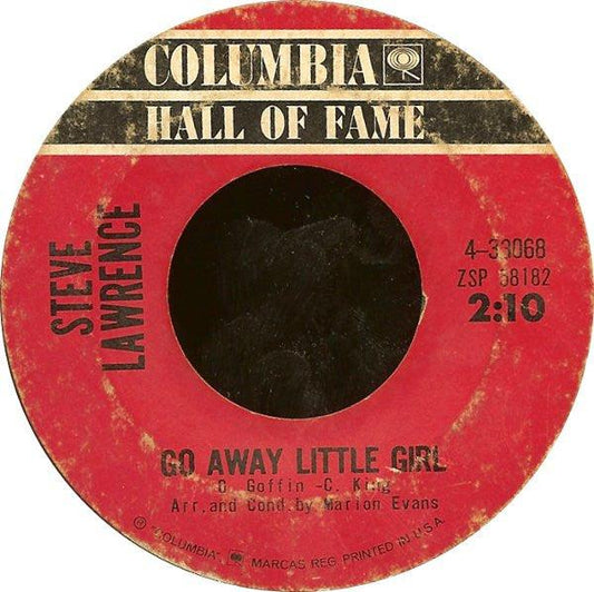Steve Lawrence - Go Away Little Girl / More (7", Single, RE) - 75music