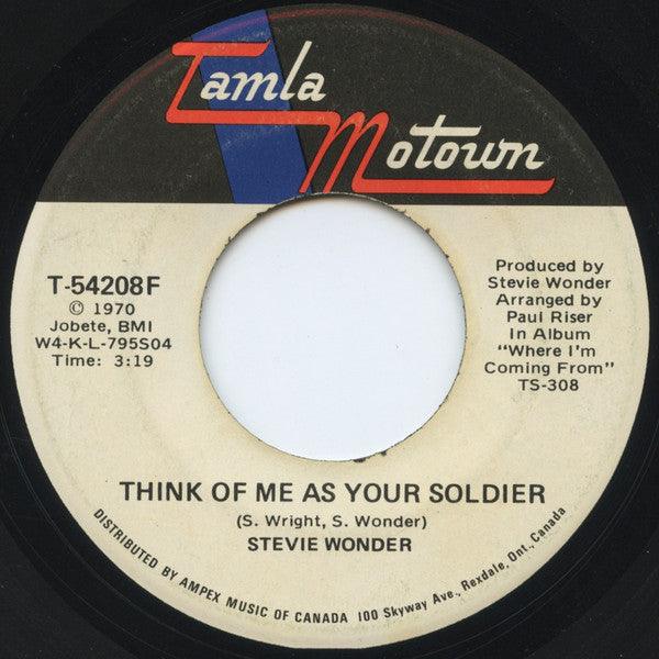 Stevie Wonder - If You Really Love Me / Think Of Me As Your Soldier (7") - 75music