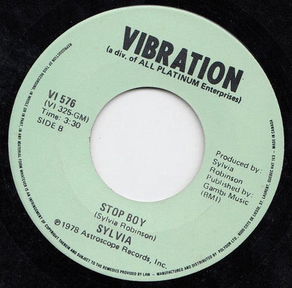 Sylvia* - Automatic Lover (7") - 75music