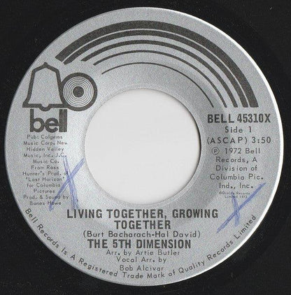 The Fifth Dimension - Living Together, Growing Together (7", Single) - 75music