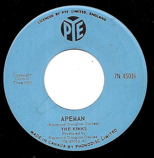 The Kinks - Apeman (7", Single) - 75music