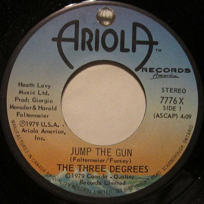 The Three Degrees - Jump The Gun (7", Single) - 75music