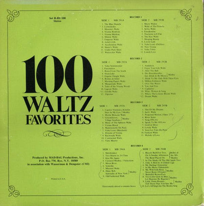 Unknown Artist - 100 Waltz Favorites (4xLP) - 75music