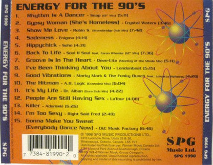 Various - Energy For The 90's (CD, Comp) - 75music
