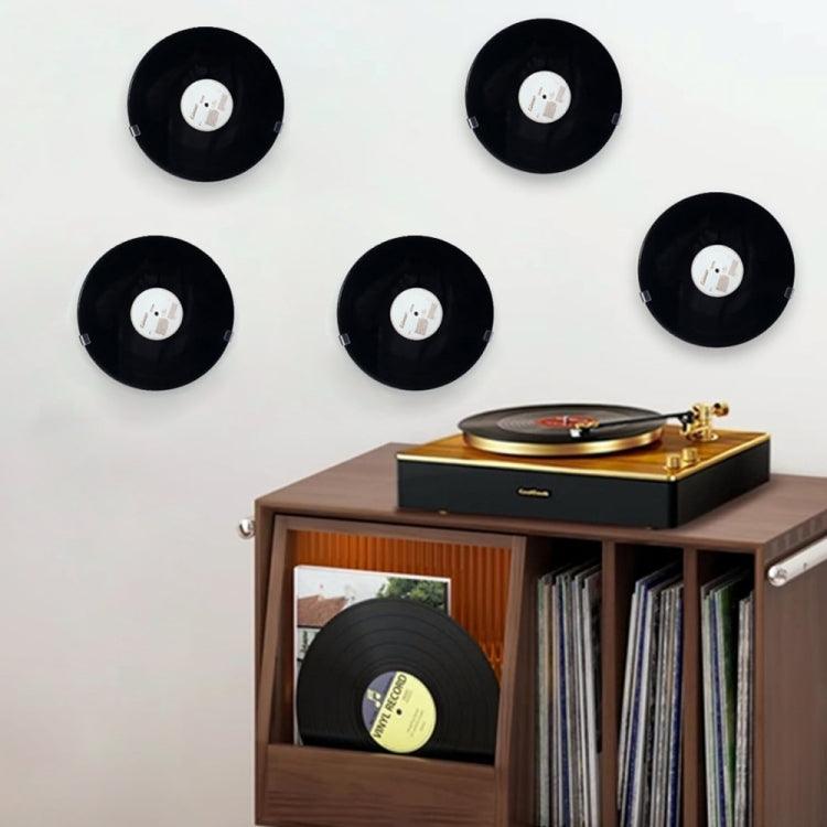 Wall Mounted Acrylic No-Punch Record Display Stand - 75music