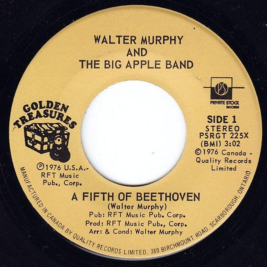 Walter Murphy & The Big Apple Band - A Fifth Of Beethoven (7", Single, RE) - 75music