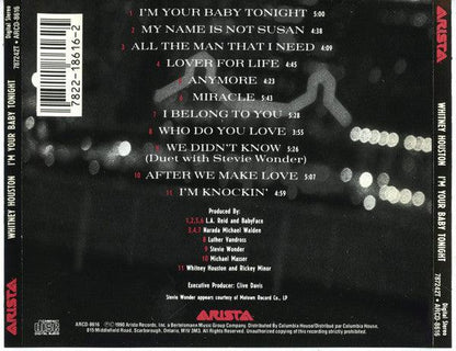 Whitney Houston - I'm Your Baby Tonight (CD, Album, Club) - 75music