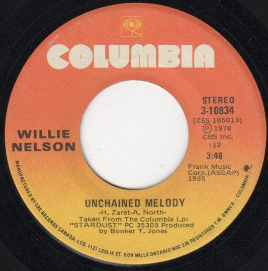 Willie Nelson - Unchained Melody (7") - 75music