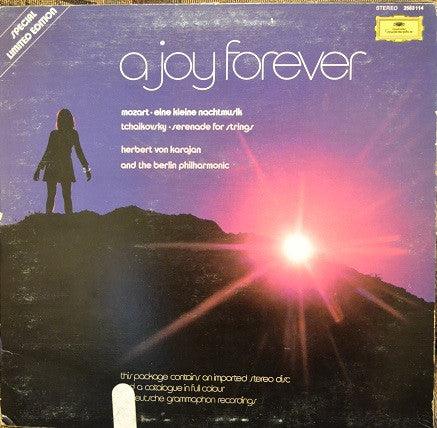 Wolfgang Amadeus Mozart / Pyotr Ilyich Tchaikovsky, Herbert von Karajan And Berliner Philharmoniker - A Joy Forever (LP, Comp, Ltd, Uni) - 75music